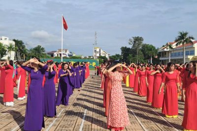 Trường mầm non Họa Mi tham gia buổi lễ mít tinh, tọa đàm kỷ niệm 93 năm ngày thành lập Hội Liên hiệp phụ nữ Việt Nam 20/10/1930–20/10/2023