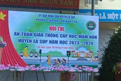 Trường MN Họa Mi tham gia Hội thi “An Toàn Giao Thông” cấp học mầm non cấp huyện năm học 2023 -2024